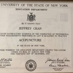 Jeffrey Chan Acupuncture Clinic clinic